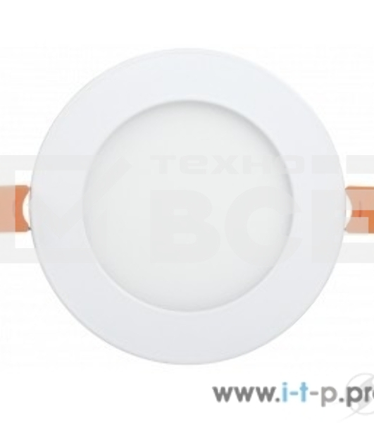 Светильник Iek LDVO0-1606-1-12-6500-K01 ДВО 1606 белый круг LED 12Вт 6500К IP20 {алюм. корпус, диам 170 мм}