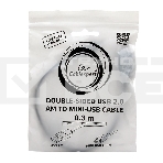 Кабель Gembird/Cablexpert CC-5PUSB2D-0.3M Кабель USB 2.0 , мультиразъем USB, AM/miniB 5P, 30sm, пакет , фото4