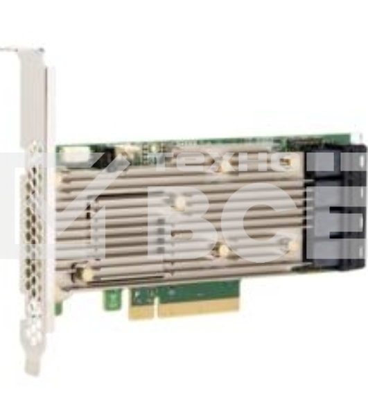 Контроллер MegaRAID 9460-16I SGL (05-50011-00), PCIe 3.1 x8 LP, SAS/SATA/NVMe, RAID 0,1,5,6,10,50,60, 16port(4 * int SFF8643), 4GB Cache, 3516ROC