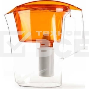 Фильтр Гейзер Дельфин оранжевый прозрачный 62035, 3,0 л (уп-ка 6шт)