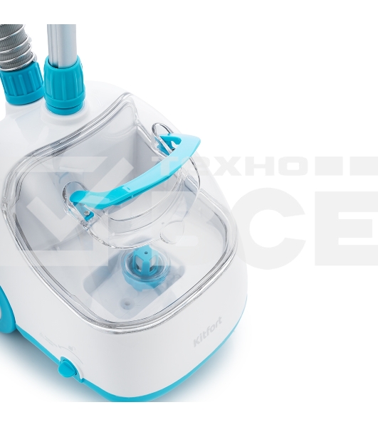 Отпариватель напольный Kitfort КТ-957 1500Вт белый/бирюзовый