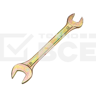 Ключ гаечный рожковый Rexant 13х17 мм, желтый цинк