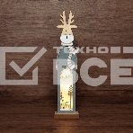 Деревянная фигурка с подсветкой «Рождественский олень» 11х5х47 см, фото 1