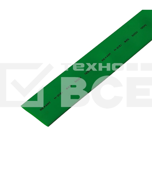 Трубка термоусадочная 25.0/12.5 1м зел. Rexant 22-5003