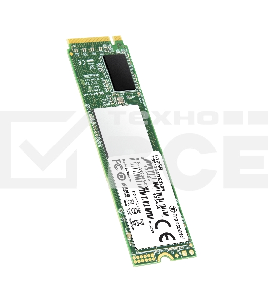 Накопитель SSD 512GB Transcend MTE220S, 3D TLC NAND, M.2, PCI-E 4x [ R/W - 2800/3500 MB/s]