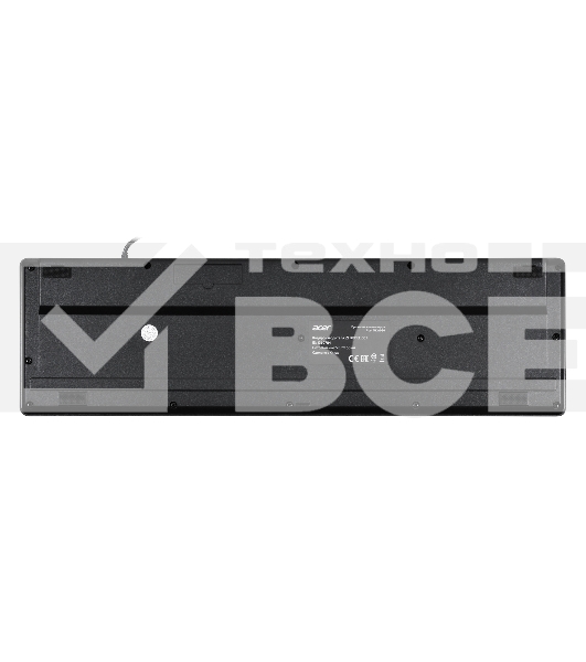 Клавиатура Acer OKW020 проводная, USB, черный