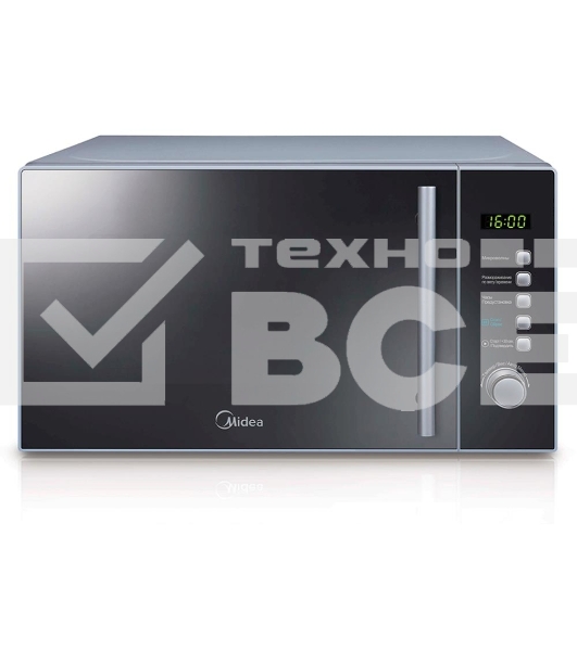 Микроволновая печь Midea AM820CMF 20 л, 800 Вт, серебристый