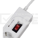 Сетевой удлинитель Hama H-121939 1.5м (4 розетки) белый (пакет ПЭ), фото2