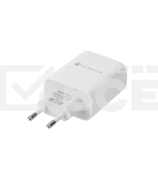 Сетевое зарядное устройство Rexant 3 x USB, 5V, 3 А + 1 А + 1 А, белый