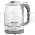 Чайник Energy E-281 1.7л, стекло, бело-серый (005210), фото2