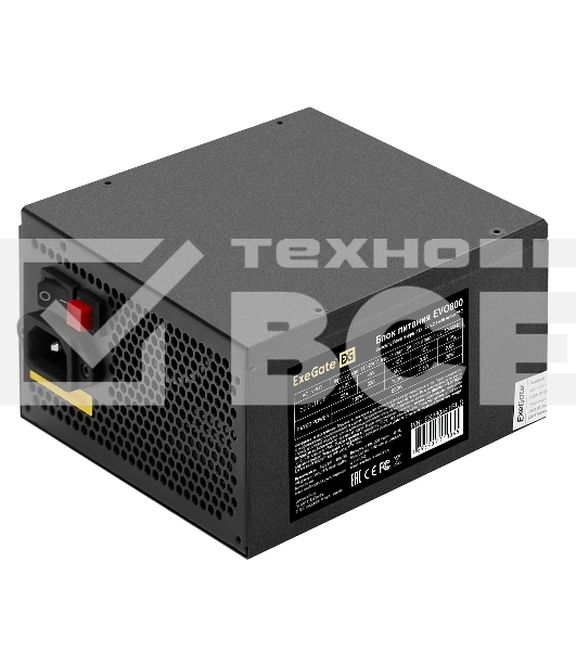 Блок питания ExeGate EVO800 (EX280441RUS-S), 800Вт, 120мм, модульный, черный