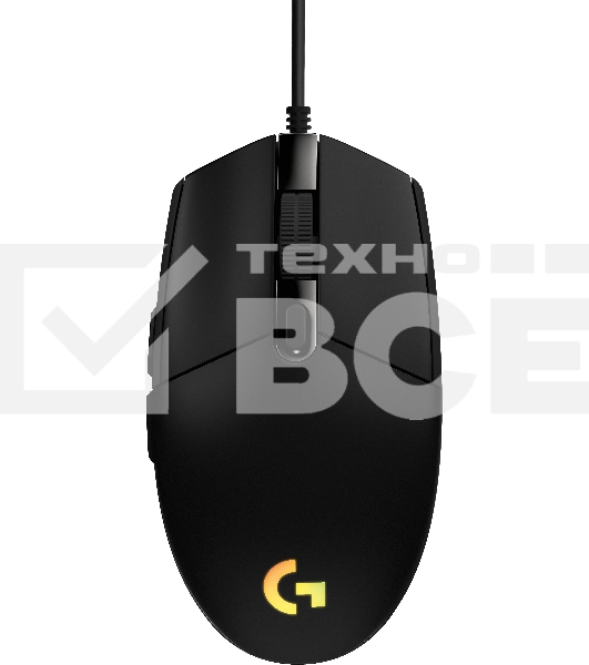 Мышь проводная Logitech G102 LIGHTSYNC черный, 8000 dpi, USB, кнопки - 6
