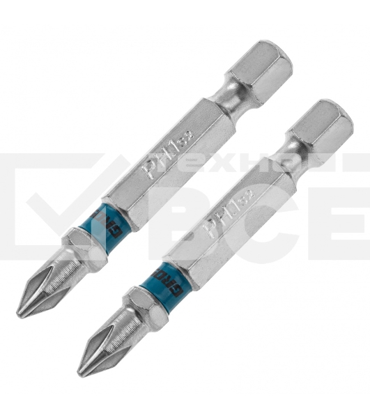 Набор бит GROSS 11355ph1х50 сталь s2 2шт