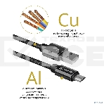 Кабель Defender USB2.0 TO MICRO-USB 1M BLACK USB08-03T, фото4