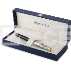 Ручка роллер Waterman Reflections of Paris Hemisphere DeLuxe (2200838) Black GT F черн. черн. подар.кор., фото 1