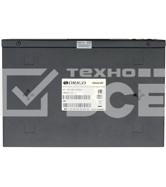 Коммутатор Origo OS2410P/120W OS2410P/120W/A1A 8x1 Гбит/с 2SFP 8PoE 120W настраиваемый