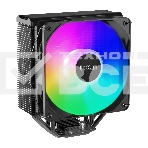 Кулер PCCooler Paladin EX400S S115X/1200/1700/AM4 (24 шт/кор, TDP 180W, 120mm PWM LED FAN, 4 тепловые трубки 6мм, 800-1800RPM, 28,6dBa), фото3