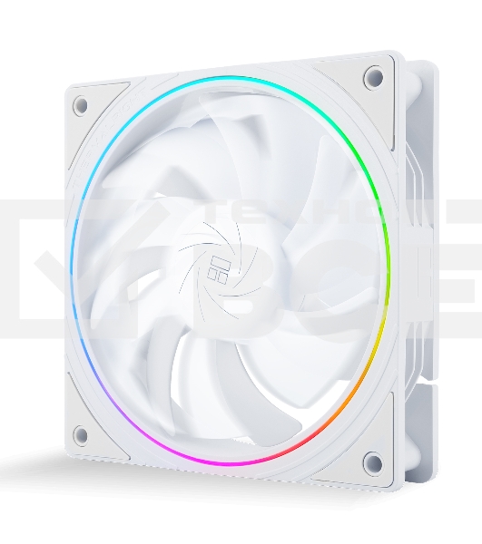 Вентилятор корпусный Thermalright TL-S12-W (120x120x25mm, 4-pin PWM, ARGB, 47.6CFM, 23.2dBA, 1500RPM, White)
