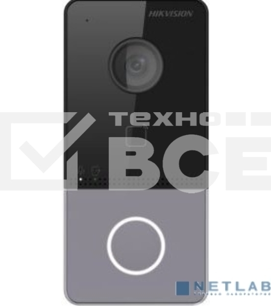 Вызывная IP панель Hikvision DS-KV6103-PE1 (C) 2Мп на одного абонента с ИК-подсветкой PoE. 2 Мп HD-камера. Подавление шумов и эффекта эхо. Работает при низком освещении. Функции контроля доступа