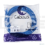 Патч-корд Cabeus PC-UTP-RJ45-Cat.6-5m-BL-LSZH U/UTP, категория 6, 2xRJ45/8p8c, неэкранированный, синий, LSZH, 5м, фото 1
