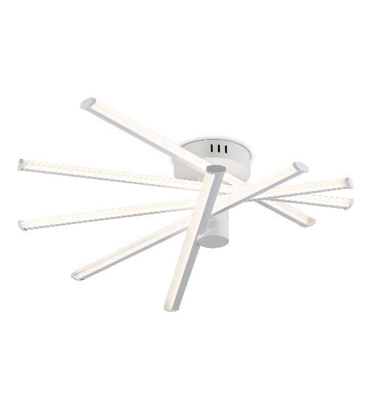 Потолочный светодиодный светильник Ambrella light FL6221 WH белый 70W 3000K-6400K 605*605*170 (ПДУ ИК)