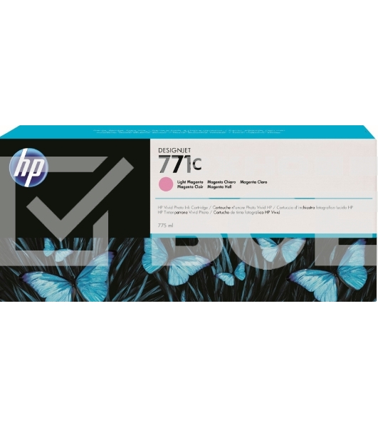 Картридж струйный HP №771C B6Y11A светло-пурпурный для HP DJ Z6200 (775мл)