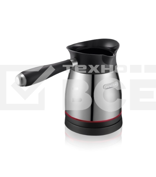 Электрическая турка Centek CT-1098 SS(металл) 0.5л, 1000Вт, нерж.сталь, съемная мягкая ручка