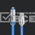 Кабель USB ACD-DUAL Lightning / MicroUSB ~ USB-A 2в1, TPE, 1м, синий (ACD-U924-CML), фото4