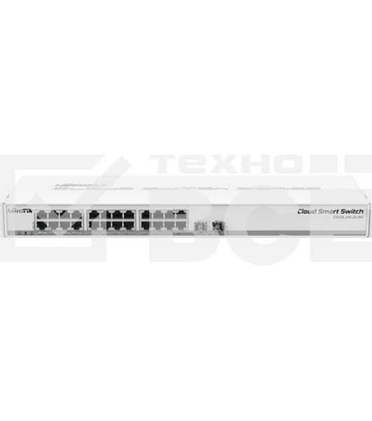 Коммутатор MikroTik CSS326-24G-2S+RM 24х Gigabit RJ45, 2х SFP+