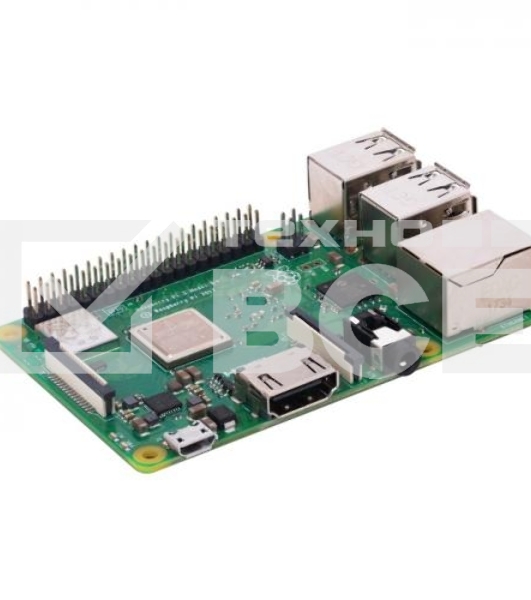 Микрокомпьютер Raspberry Pi 3 Model B+ Retail, 1GB RAM, Cortex-A53 (ARMv8) 64-bit SoC @ 1.4GHz Broadcom BCM2837B0 CPU, WiFi, Bluetooth, 40-pin extended GPIO, 4x USB 2.0, HDMI, CSI camera port, DSI displ.port, MicroSD port (137-3331) , (БП и корпус покупается отдельно),