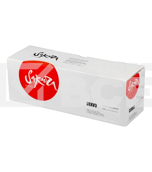 Тонер-туба Sakura CEXV3 для Canon iR-2200/ 2200i/ 2800/ 3300/ 3300i/ 3320, черный, 15 000 к.