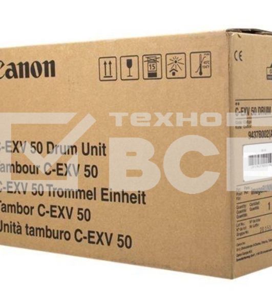 Барабан Canon C-EXV50 Drum Unit (9437B002AA 000), Black черный, 35500 стр, для IR1435/1435i/1435iF