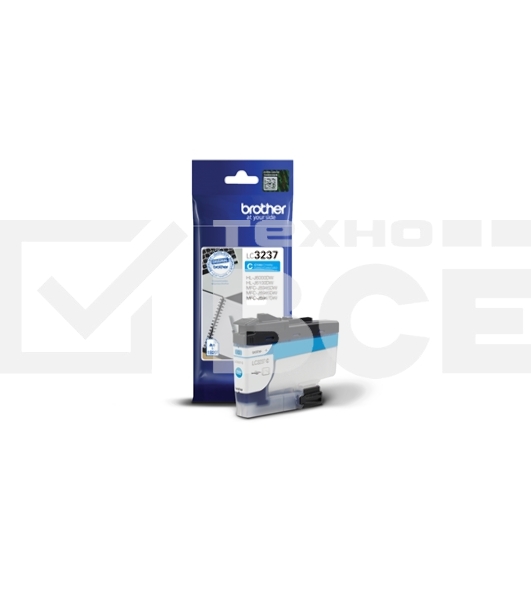 Картридж струйный Brother LC3237C голубой (1500 стр.) для HLJ6000DW, MFCJ5945DW, MFCJ6945DW