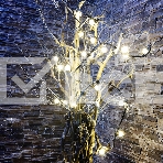 Гирлянда Neon-night LED Galaxy Bulb String 10м, черный каучук, 30 лампx6 LED теплый белый, влагостойкая IP65, фото5