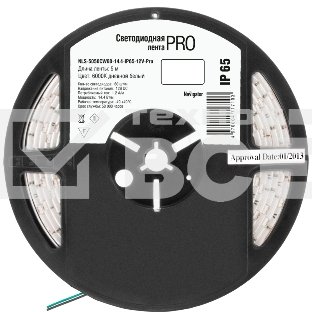 Лента светодиодная 71 710 NLS-5050CW60-14.4-IP65-12V-Pro R5 14.4Вт/м (уп.5м) Navigator 71710