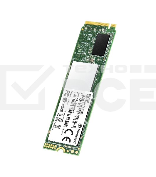 Накопитель SSD 512GB Transcend MTE220S, 3D TLC NAND, M.2, PCI-E 4x [ R/W - 2800/3500 MB/s]