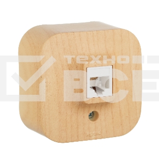 Розетка RJ 11 дерево