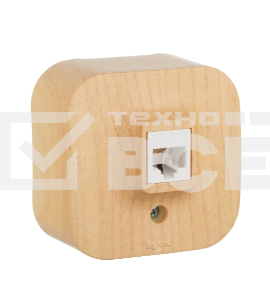 Розетка RJ 11 дерево