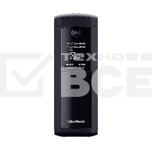 Источник бесперебойного питания UPS CyberPower VP1200EILCD  Line-Interactive 1200VA/720W USB/RS-232/RJ11/45  (4 + 4 IEC С13)