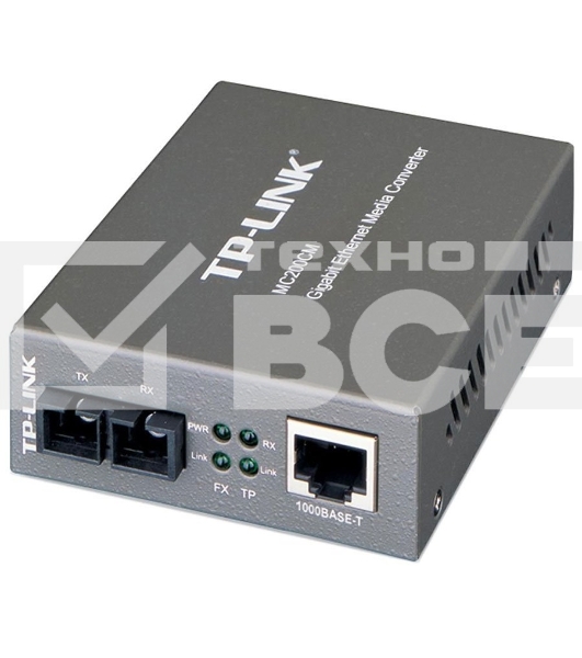 Сетевое оборудование TP-Link SMB MC200CM Медиаконвертор 10/100/1000M RJ45 to 1000M multi-mode,Full-duplex,up to 550m,