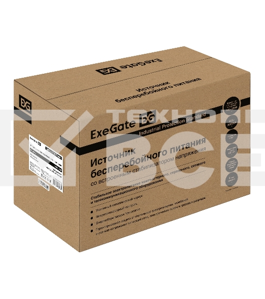 Источник бесперебойного питания ExeGate SpecialPro Smart LLB-1200.LCD.AVR.2SH.3C13.USB <1200VA/750W, LCD, AVR, 2*Schuko+3*C13, USB, съемн.кабель, металлический корпус, Black>