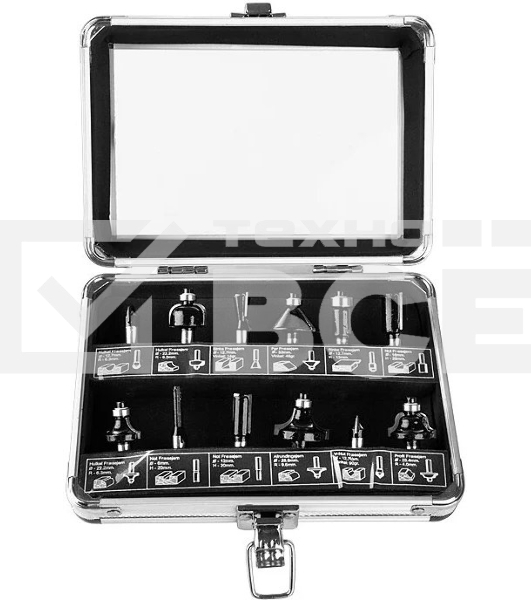 Набор фрез Sturm! 9016-RB-S8-12-3 в металлическом кейсе 12шт