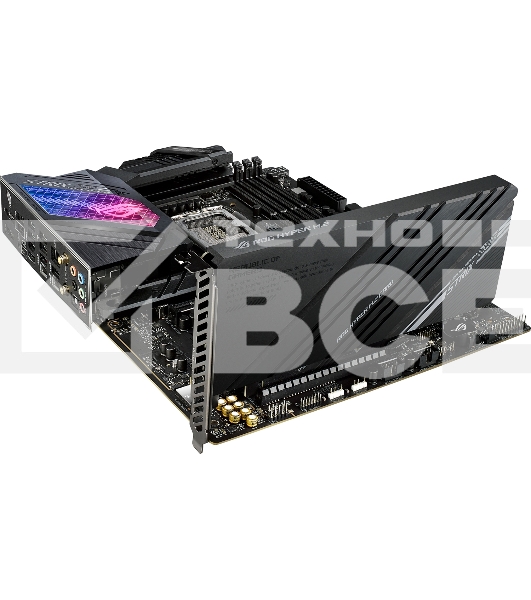 Материнская плата ASUS ROG STRIX Z690-E GAMING WIFI, LGA 1700, Intel Z690, 4xDDR5, 6xSATA, 3xM.2, 1xPCI-E 5.0 x16, 1xPCI-E 4.0 x4, 1xPCI-E 3.0 x4, 1xPCI-E x1, 1xHDMI, 1xDP, 1x 2.5Gb LAN, 4xUSB-A 2.0, 4xUSB-A 3.2 Gen 1, 2xUSB-A 3.2 Gen 2, 1xUSB-C 3.2 Gen 2, 1xUSB-C 3.2 Gen 2x2, 5x3.5 мм, 7.1, ATX