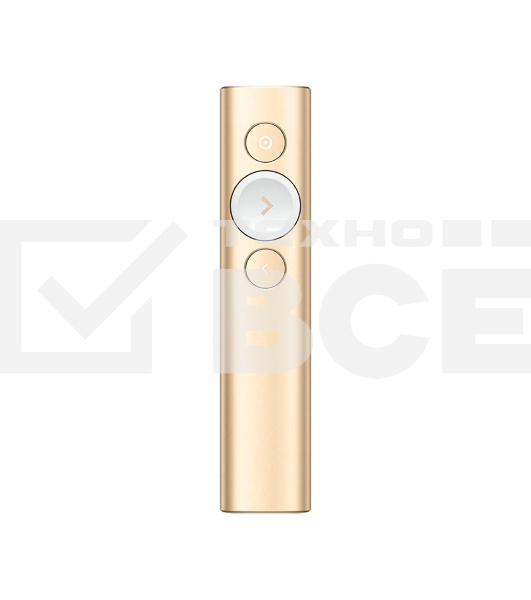 Презентер Logitech Spotlight золотистый, радиоканал, USB, кнопки - 3