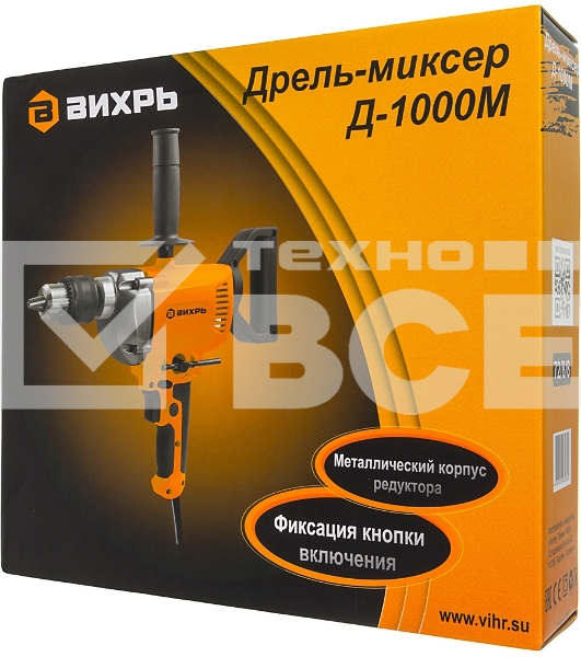 Дрель-миксер Д-1000М Вихрь 72/8/8