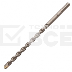 Бур по бетону, двойная спираль, Cobalt W-tip, 12x210 мм, SDS PLUS Denzel, фото6