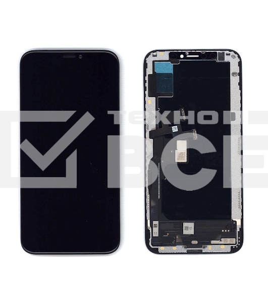 Дисплей для iPhone XS в сборе с тачскрином (AMOLED Fox) черный