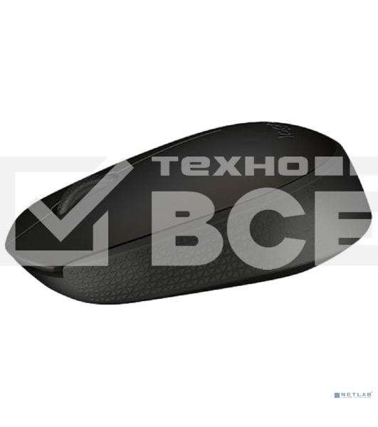 Мышь беспроводная Logitech B170 черный, 1000 dpi, радиоканал, USB, кнопки - 3