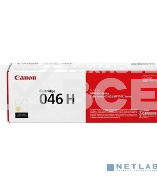 Картридж лазерный Canon 046Y H желтый для i-SENSYS MF732/734/735, LBP653/654 5000 страниц