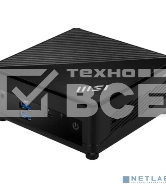 Неттоп/платформа MSI Cubi 5 12M-067BRU i5 1235U (1.3) Iris Xe noOS GbitEth WiFi BT 65W черный (936-B0A811-067)